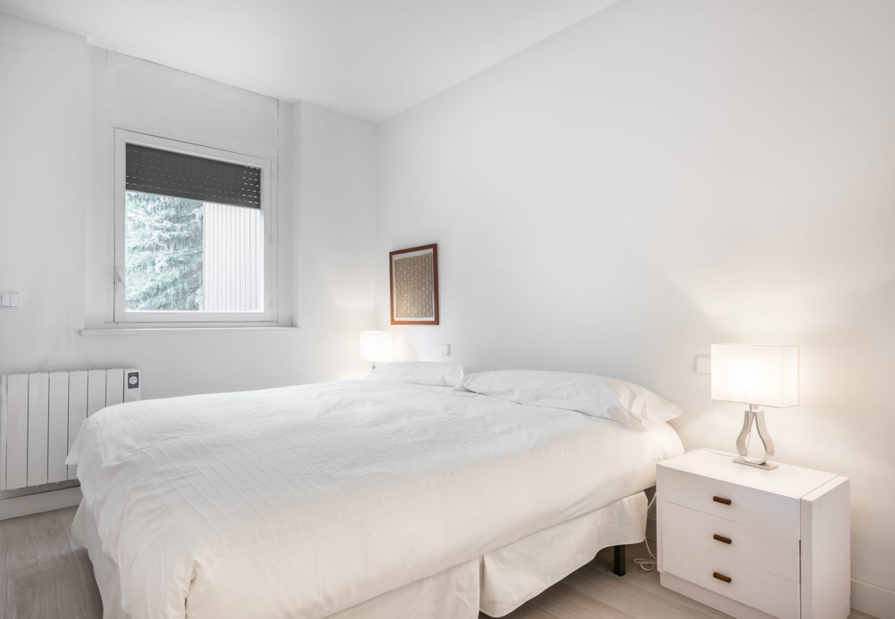 Dormitorio del apartamento Era Piusa by Totiaran. Baqueira centro
