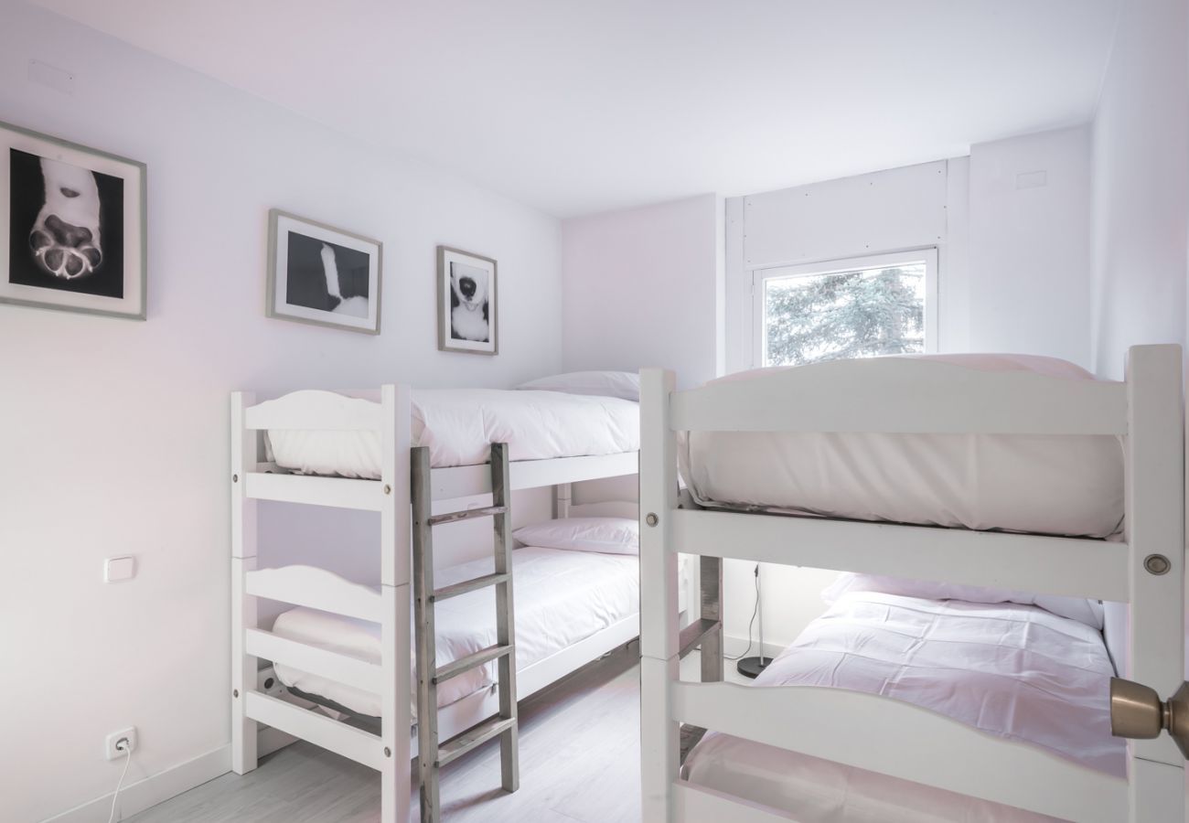 Dormitorio del apartamento Era Piusa by Totiaran. Baqueira centro