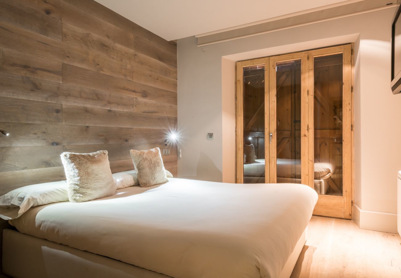 Dormitorio del apartameto Peira Arroja by Totiaran, Nin de Beret, Baqueira, a pie de pistas