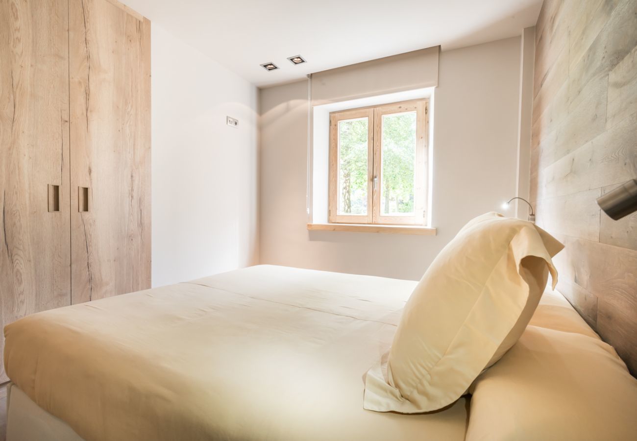 Dormitorio del apartameto Peira Arroja by Totiaran, Nhin de Beret, Baqueira, a pie de pistas