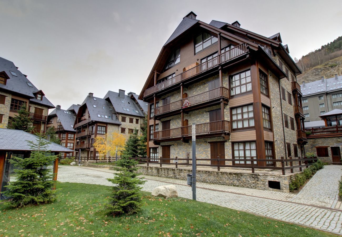 Location of apartment Molieres by Totiaran in Val de Ruda at the foot of the slopes